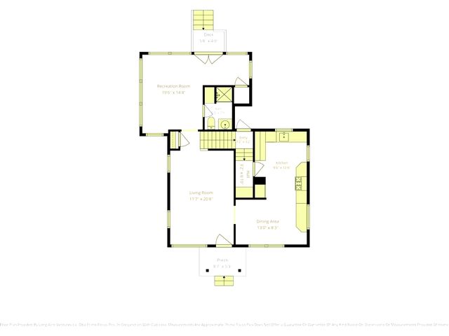 Main level floor plan