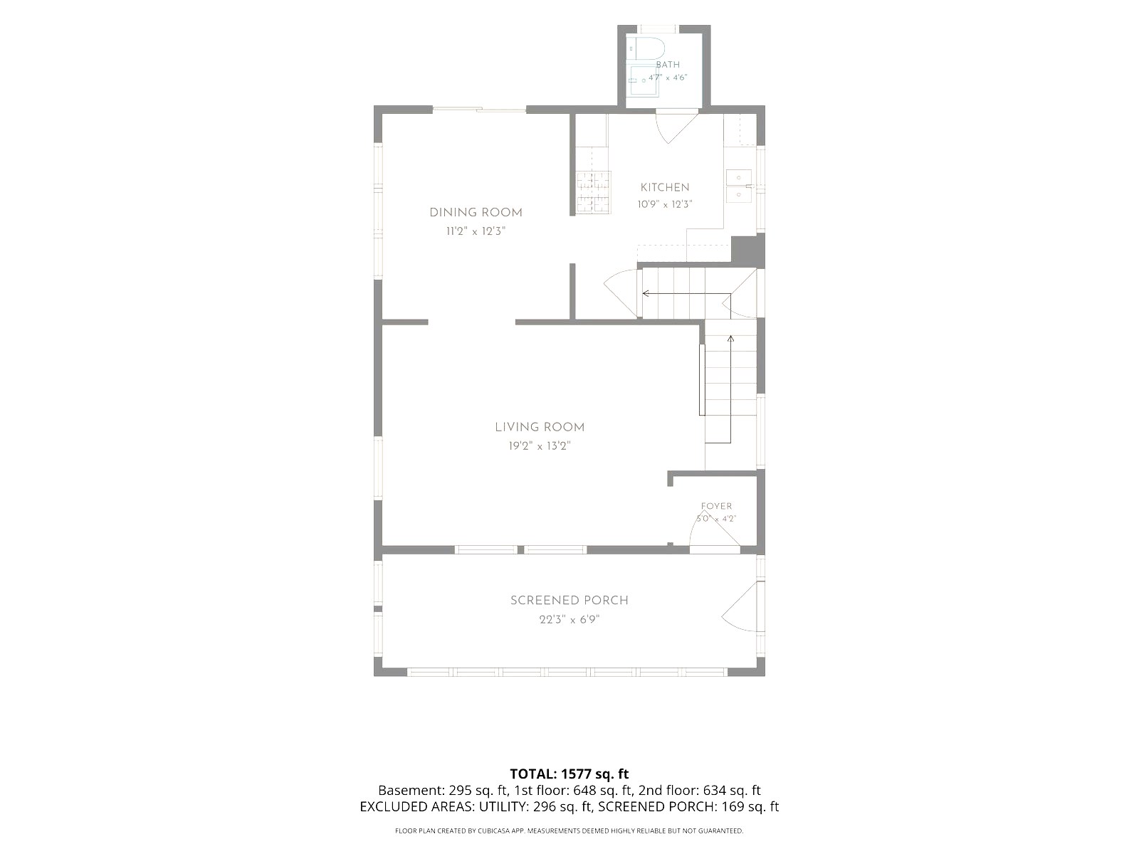 Main level floor plan