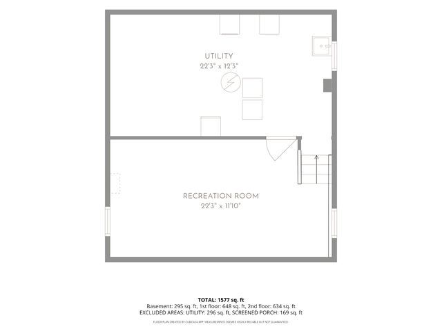 Second-floor floor plan